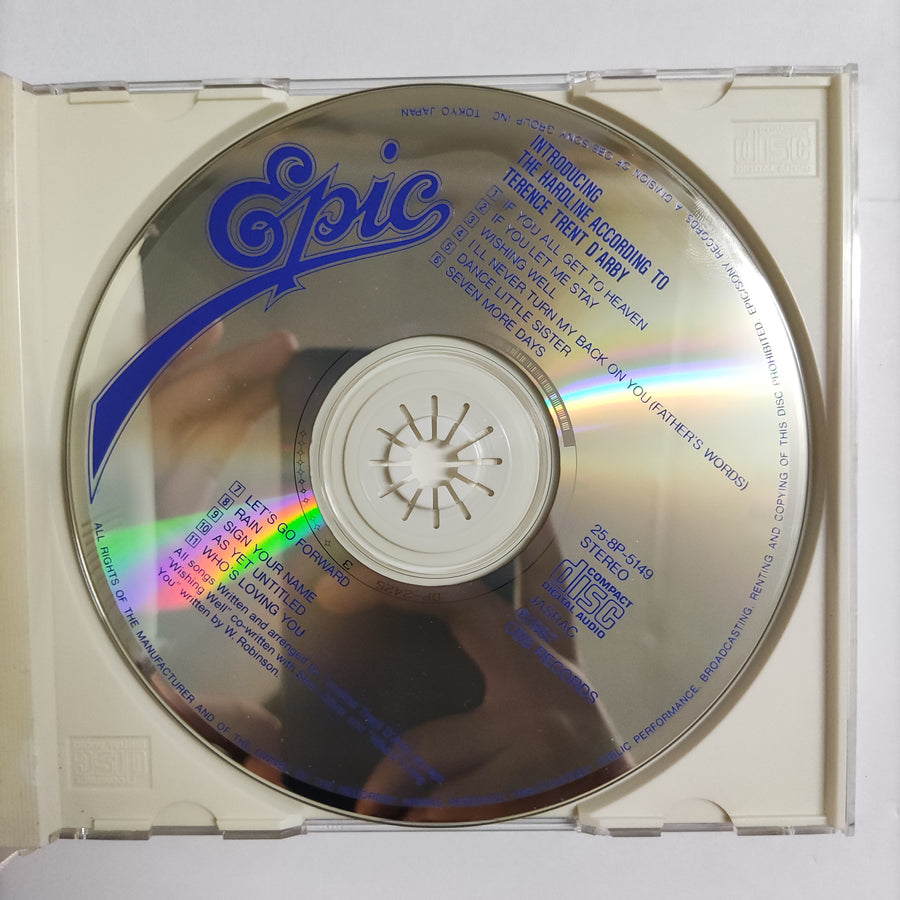 ซีดี Terence Trent D'Arby - Introducing The Hardline According To Terence Trent D'Arby CD VG+