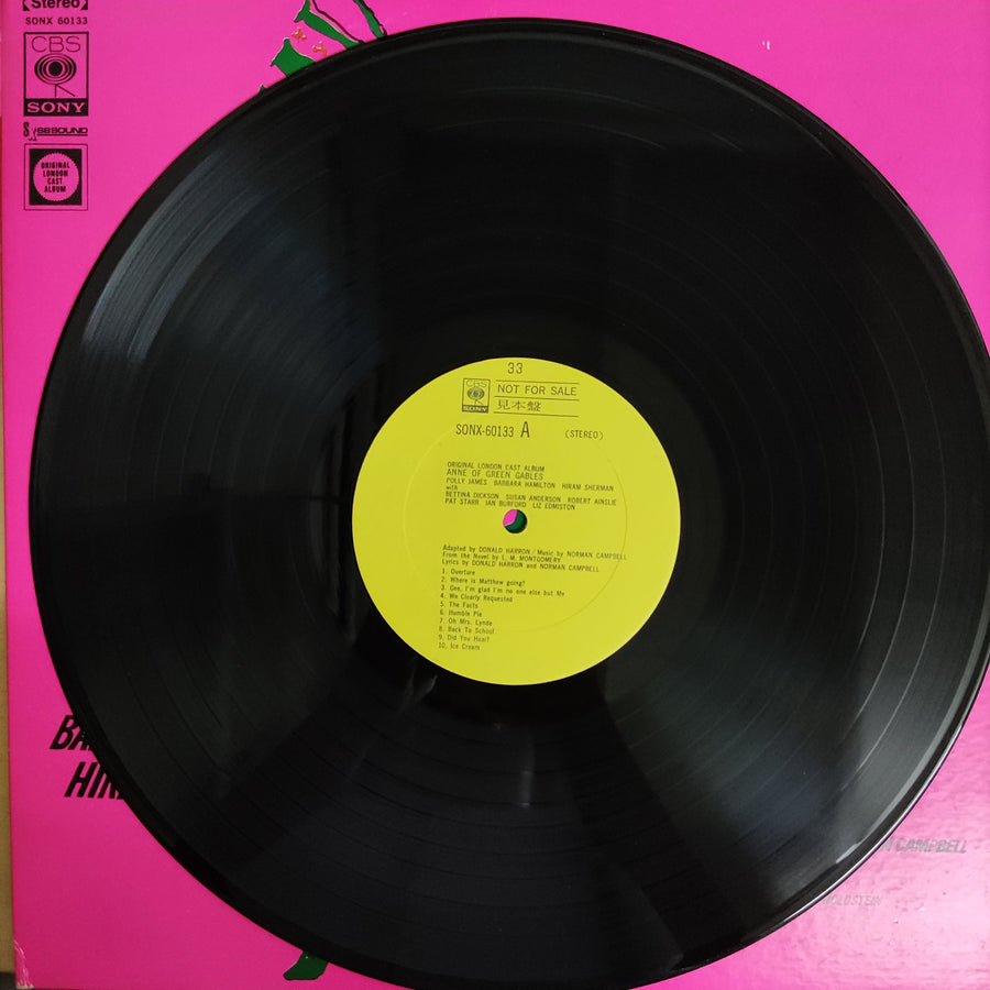 แผ่นเสียง Polly James, Barbara Hamilton, Hiram Sherman, "Anne Of Green Gables" Original London Cast - Anne Of Green Gables Vinyl VG+