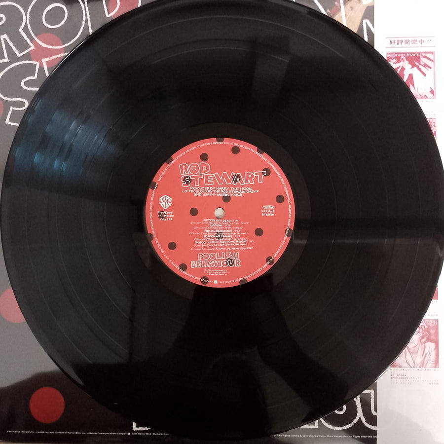 แผ่นเสียง Rod Stewart - Foolish Behaviour Vinyl VG+
