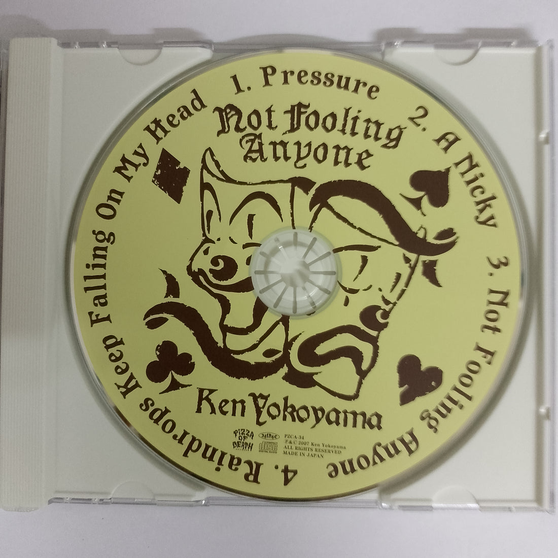ซีดี Ken Yokoyama - Not Fooling Anyone CD VG+