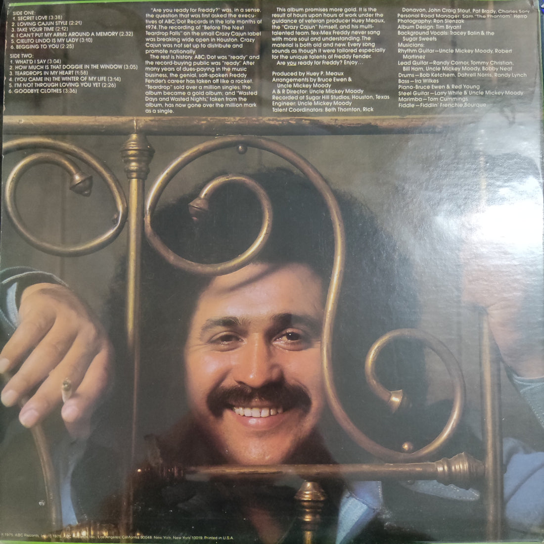แผ่นเสียง Freddy Fender - Are You Ready For Freddy Vinyl VG+