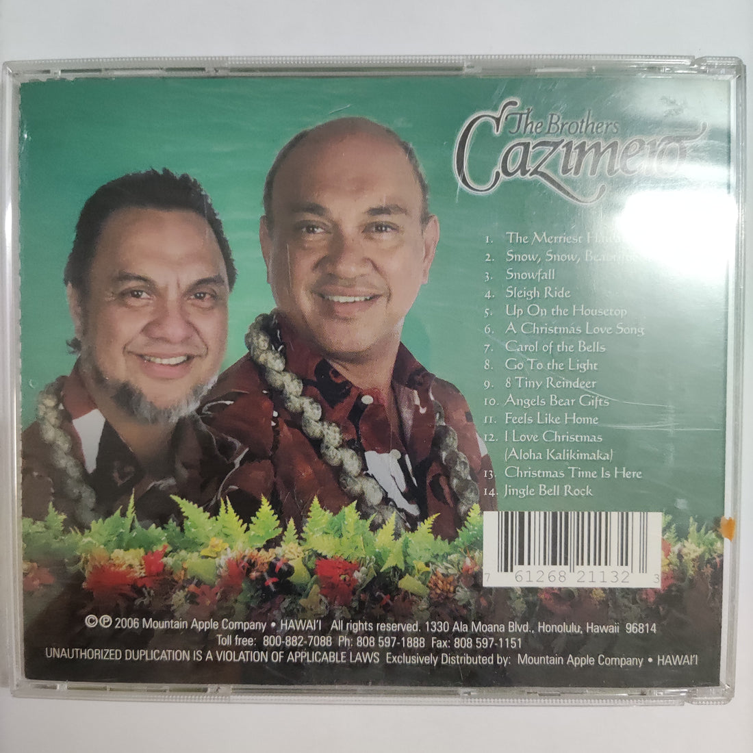 ซีดี The Brothers Cazimero - Caz Christmas CD VG+