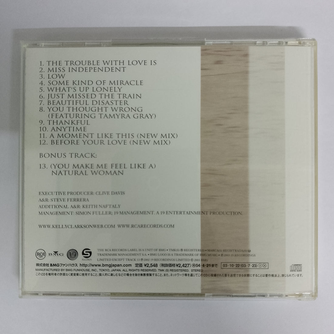 ซีดี Kelly Clarkson - Thankful CD VG