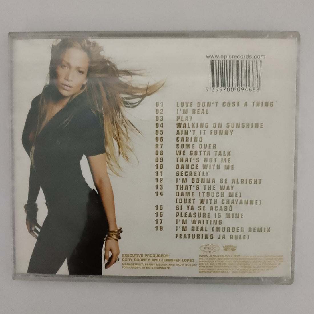 ซีดี Jennifer Lopez - J.Lo CD VG