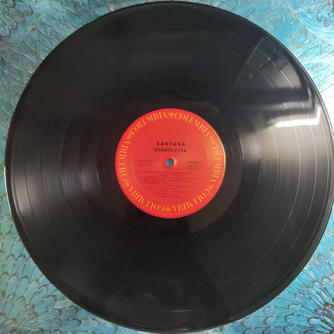 แผ่นเสียง Santana - Borboletta Vinyl VG+