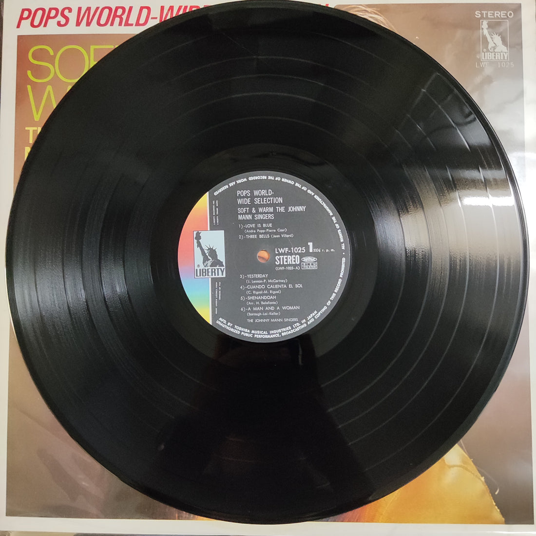 แผ่นเสียง The Johnny Mann Singers - Soft & Warm Vinyl VG+