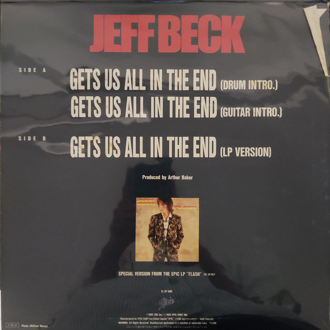 แผ่นเสียง Jeff Beck - Gets Us All In The End Vinyl VG+