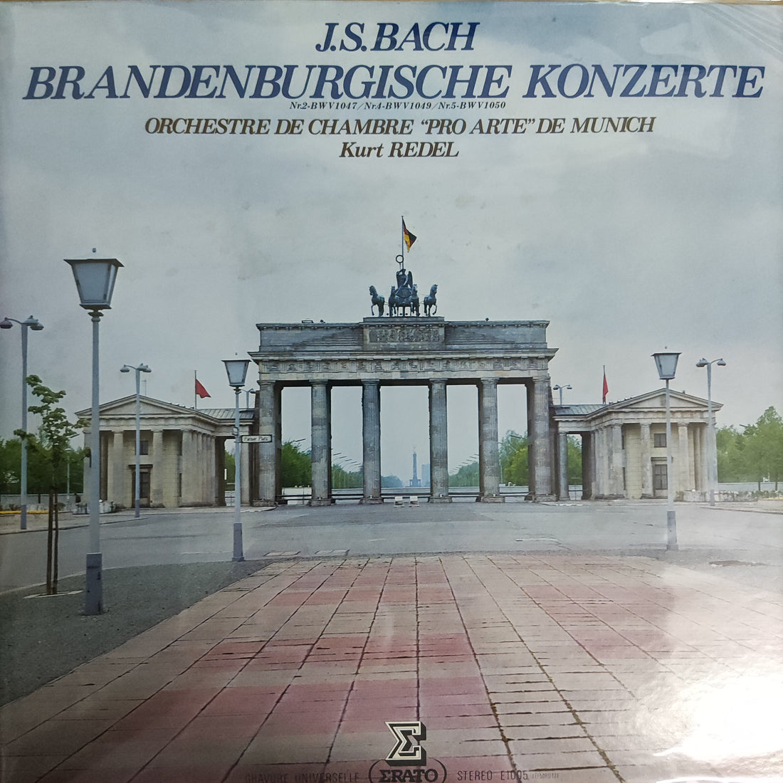 แผ่นเสียง J.S. Bach - Brandenburgische Konzerte Nr.2 BWV1047 / Nr.4BWV1049 / Nr.5BWV1050 Vinyl VG+