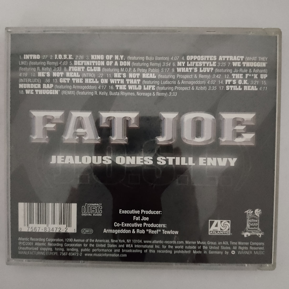 ซีดี Fat Joe - Jealous Ones Still Envy J.O.S.E. CD VG+