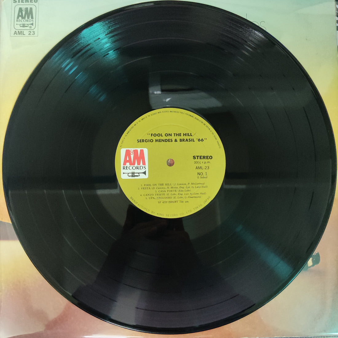 แผ่นเสียง Sérgio Mendes & Brasil '66 - Fool On The Hill Vinyl VG+