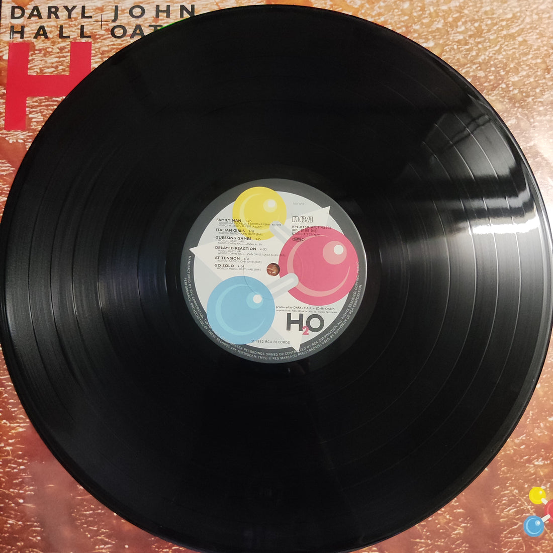 แผ่นเสียง Daryl Hall & John Oates - H₂O Vinyl VG+
