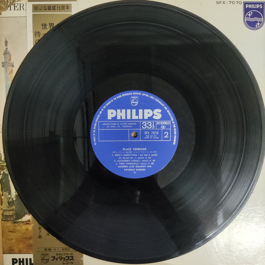 แผ่นเสียง Les Swingle Singers / The Modern Jazz Quartet - Place Vendôme Vinyl VG
