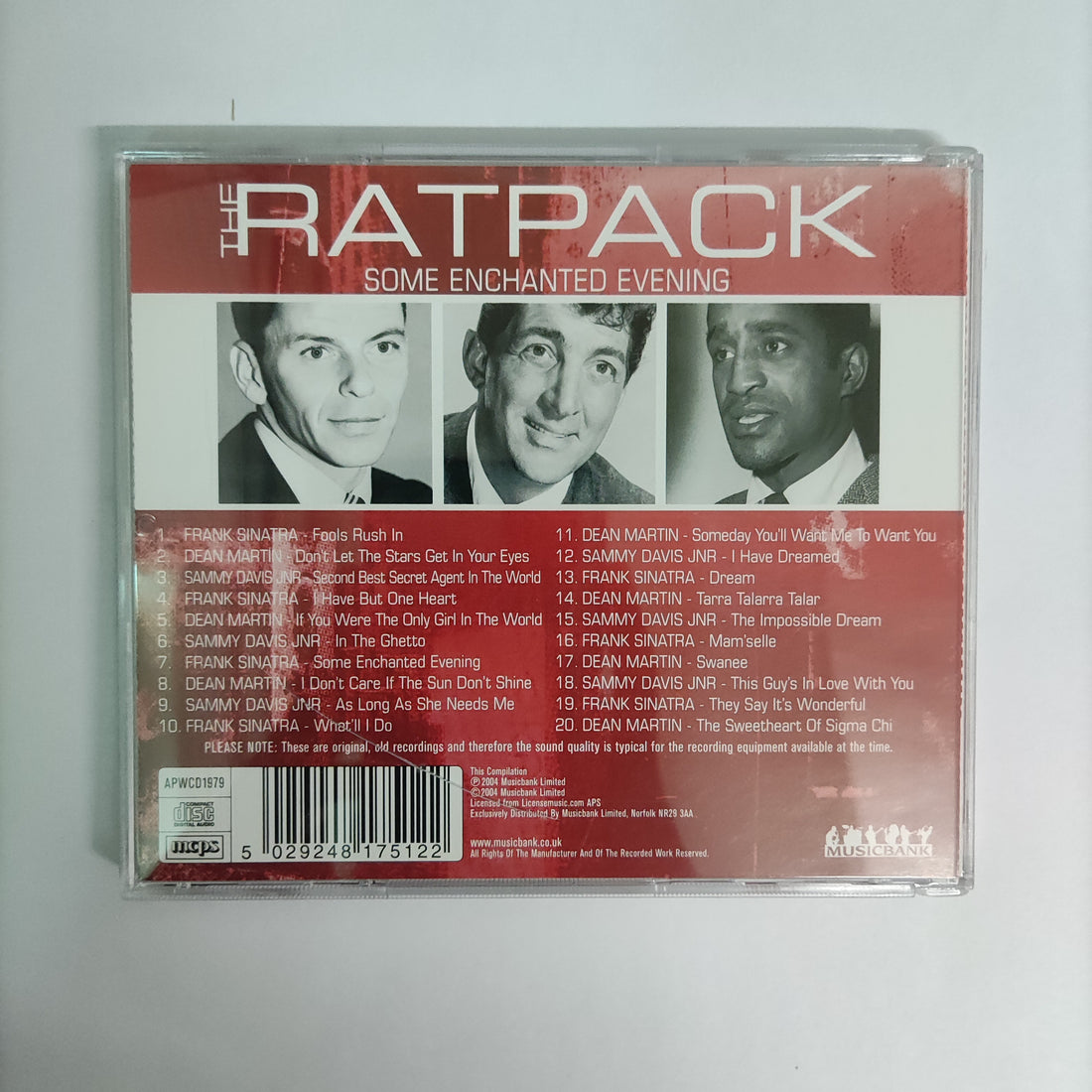 ซีดี The Rat Pack Volume 1 CD NM 6CDs