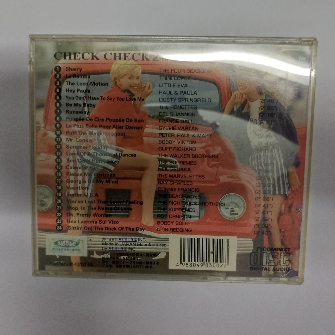 ซีดี The Four Seasons, Trini Lopez, Little Eva, The Ronettes - Check Check 2 CD VG