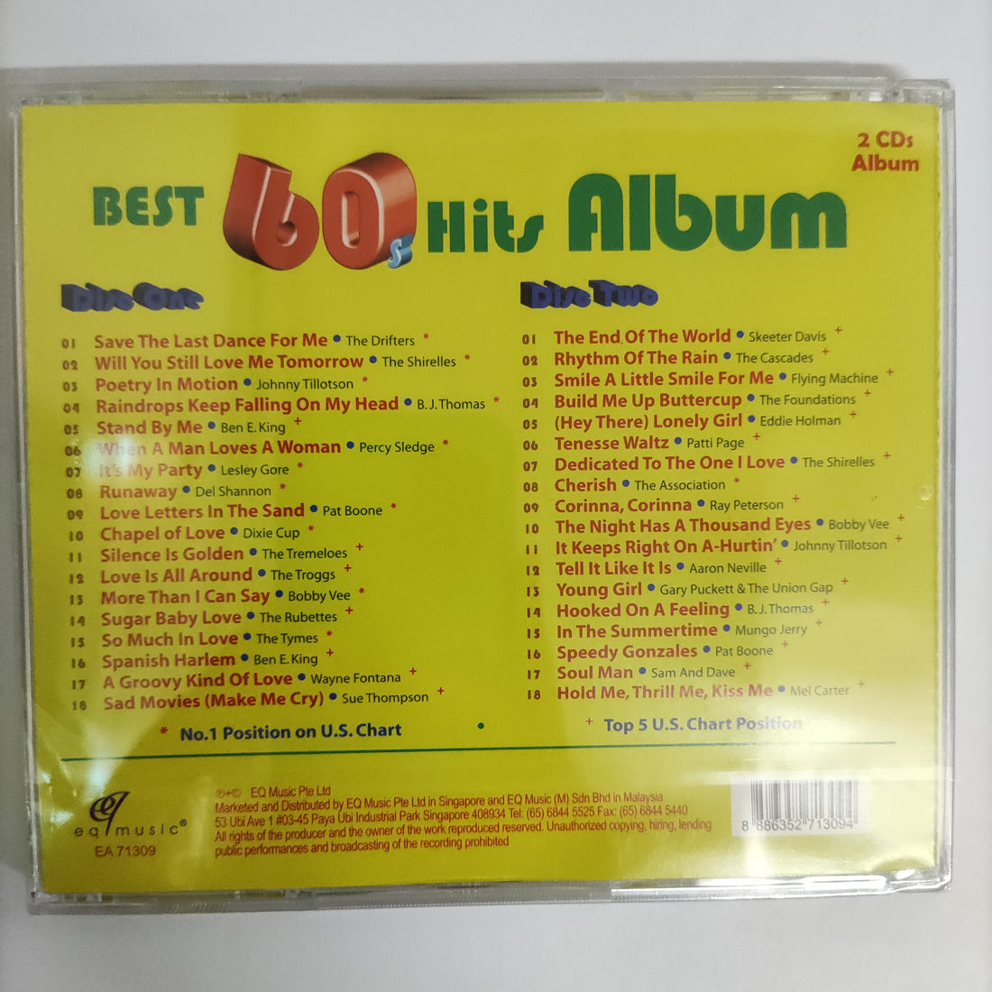 ซีดี Various - Best 60 Hit Album CD M