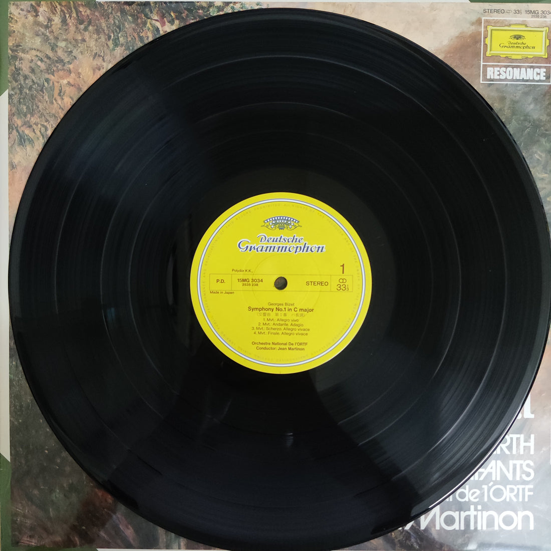 แผ่นเสียง Various - Bizet Symphony No.1 LA Jolie Fille De Perth Jeux Denfants Orchestre National De Ortf Jean Martinon Vinyl VG+