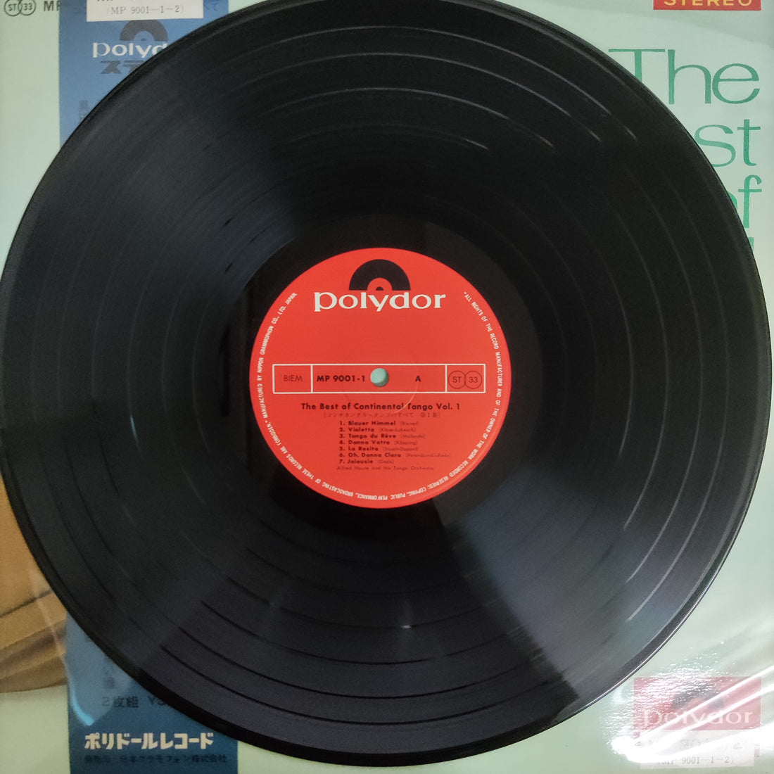 แผ่นเสียง Alfred Hause And His Tango Orchestra - The Best Of Continental Tango Vol. 1,2. Vinyl VG+ 2LPs