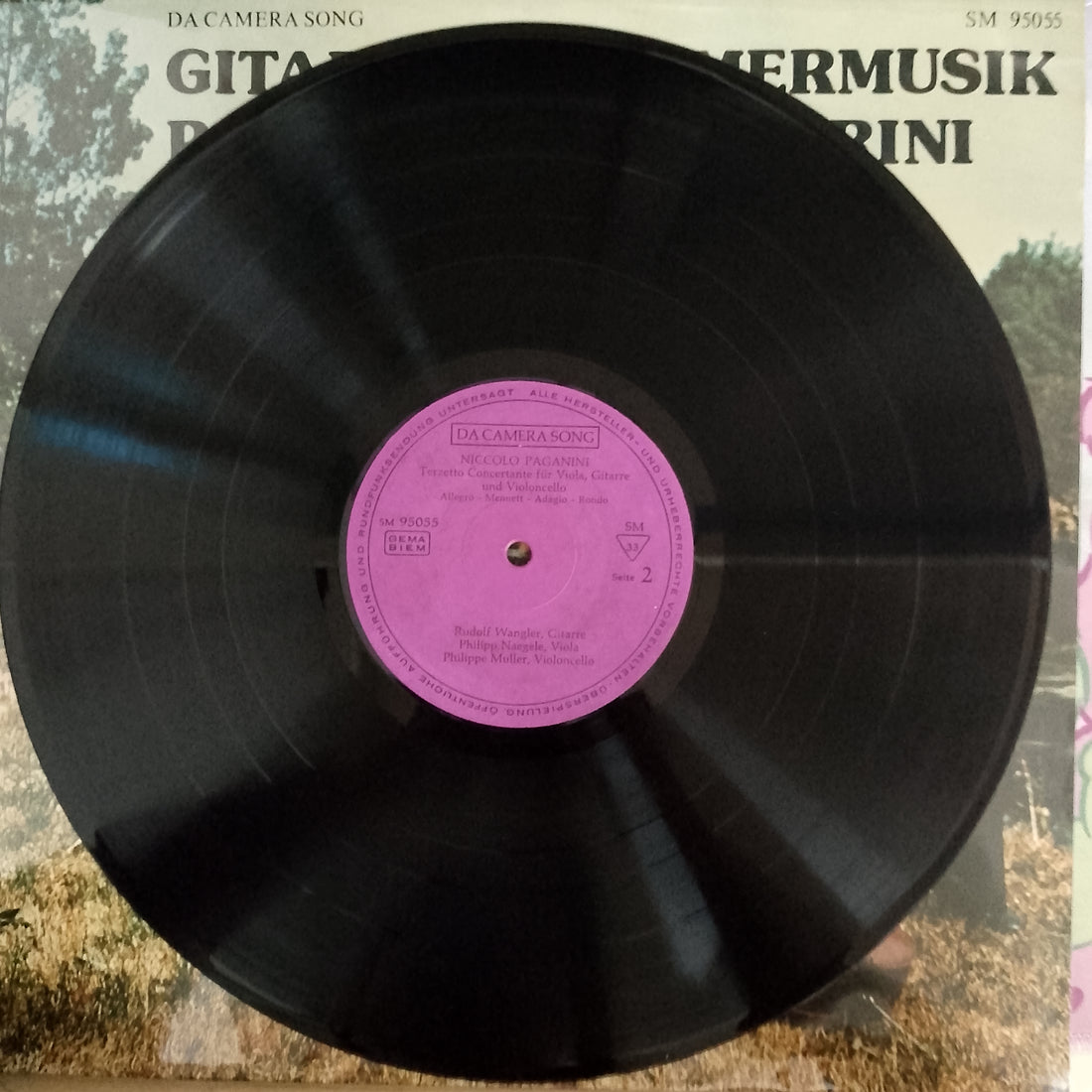 แผ่นเสียง Niccolò Paganini • Luigi Boccherini - Rudolf Wangler, Philipp Naegele, Marjan Karuza, Philippe Muller, Jean-Claude Bouveresse - Gitarrenkammermusik Vinyl VG+