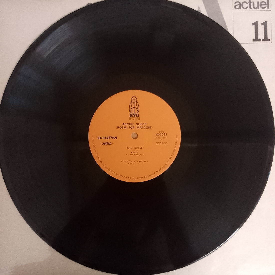 แผ่นเสียง Archie Shepp - Poem For Malcom Vinyl VG+