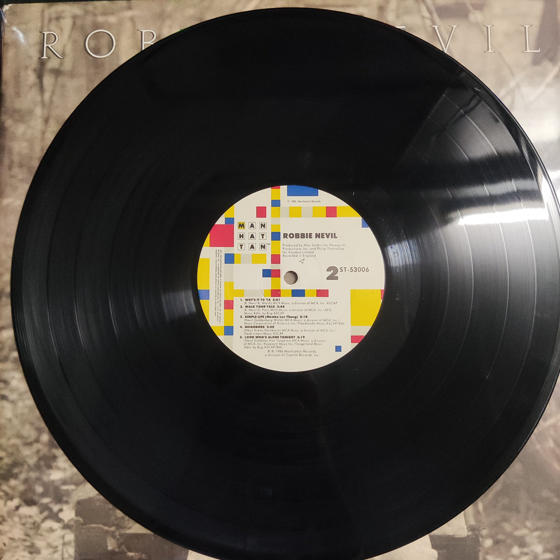 แผ่นเสียง Robbie Nevil - Robbie Nevil Vinyl VG+