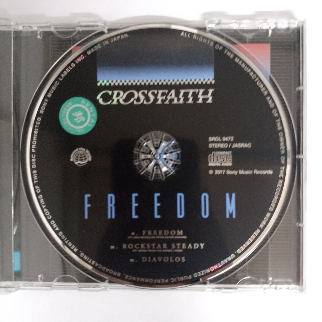 ซีดี Crossfaith - Freedom CD VG+