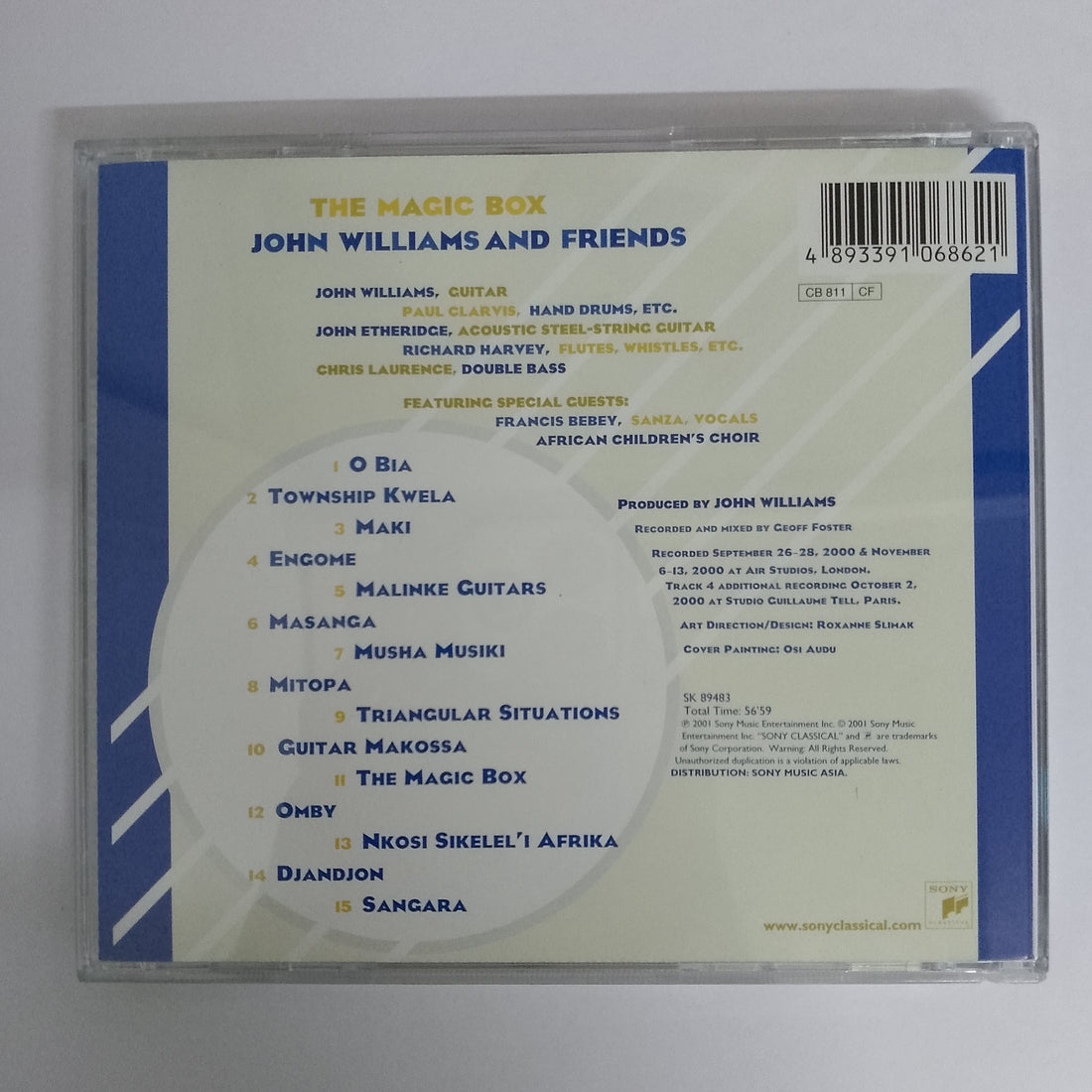 ซีดี John Williams - The Magic Box CD NM