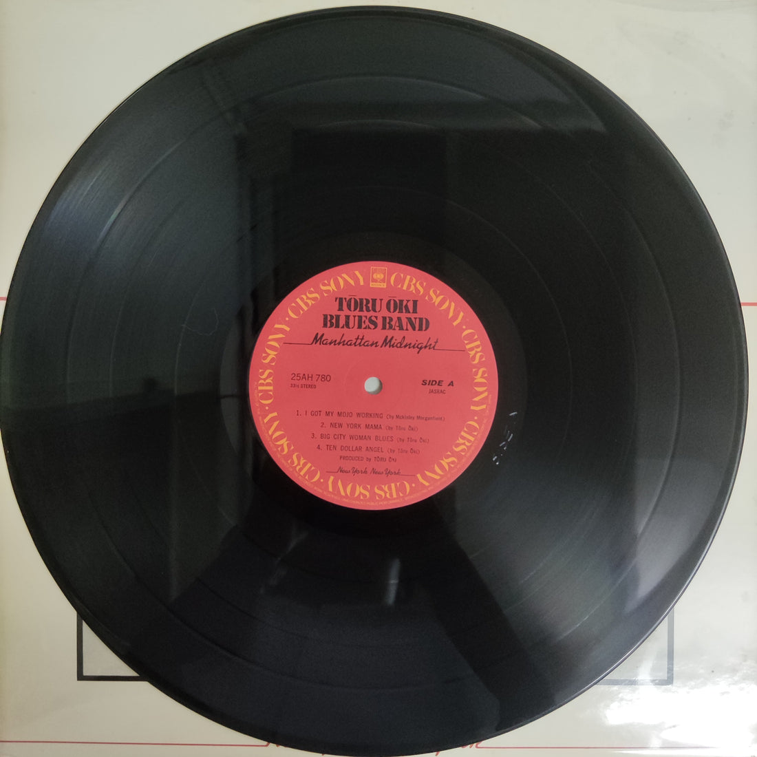 แผ่นเสียง Toru Oki Blues Band - Manhattan Midnight Vinyl VG+