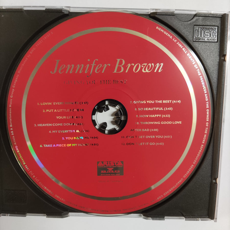 ซีดี Jennifer Brown - Giving You The Best CD VG+