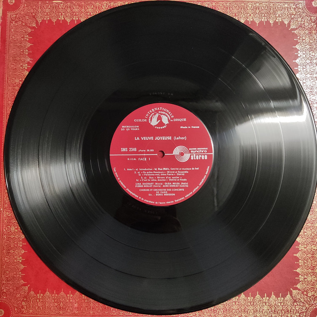 แผ่นเสียง Various - Operettes Celebres Vinyl VG+ 10LPs