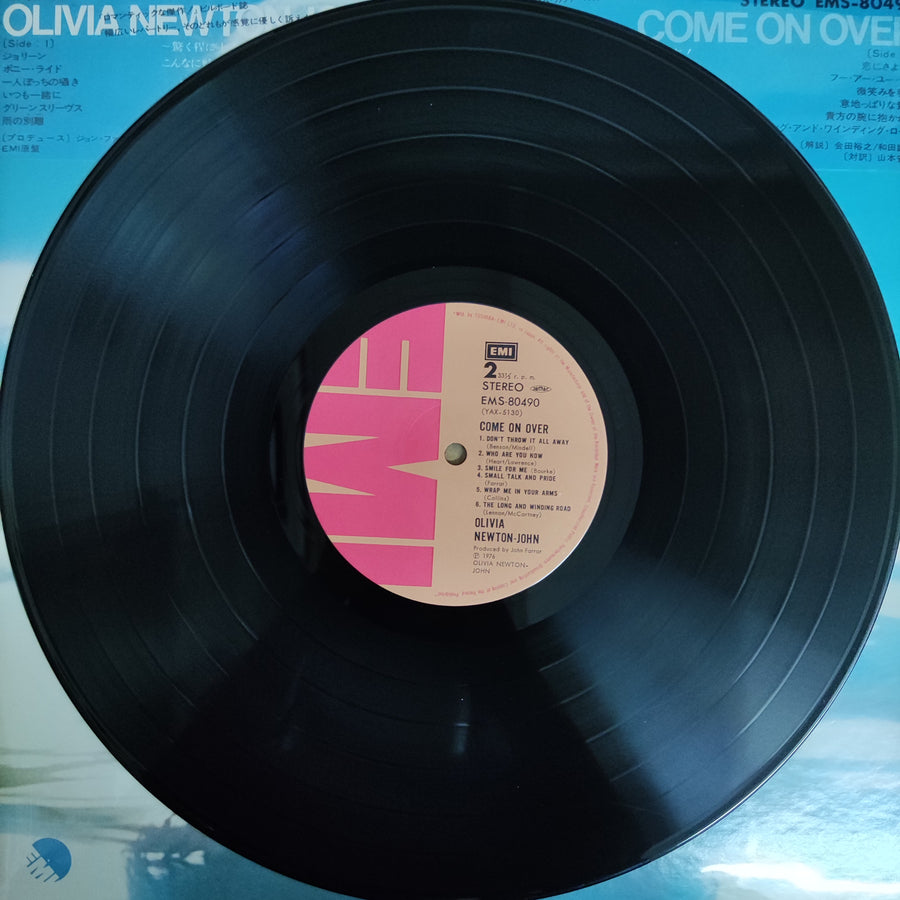แผ่นเสียง Olivia Newton-John = Olivia Newton-John - Come On Over = 水のなかの妖精 Vinyl VG+