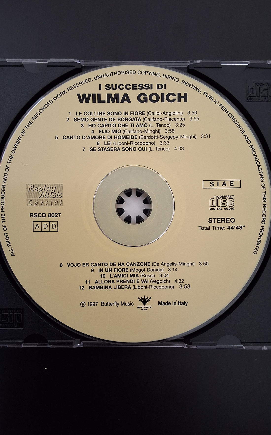 Wilma Goich - I Successi Di Wilma Goich CD VG+
