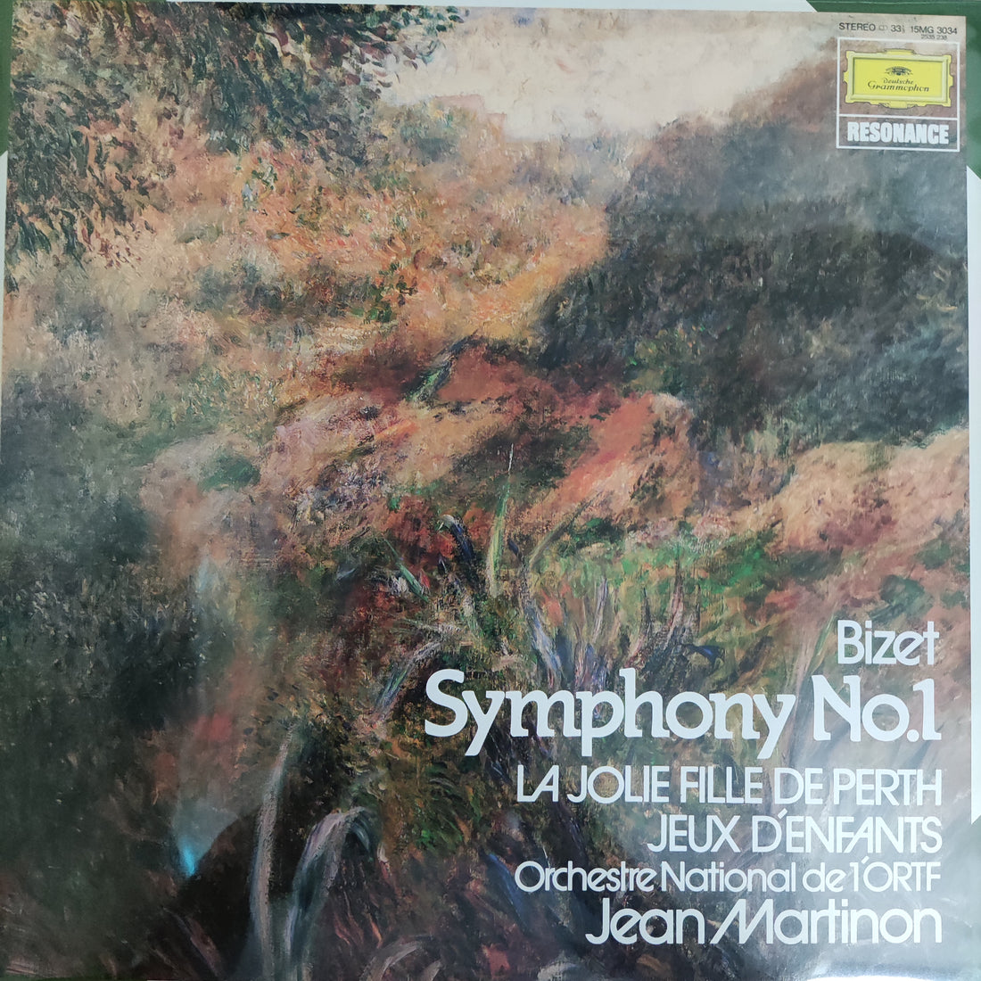 แผ่นเสียง Various - Bizet Symphony No.1 LA Jolie Fille De Perth Jeux Denfants Orchestre National De Ortf Jean Martinon Vinyl VG+