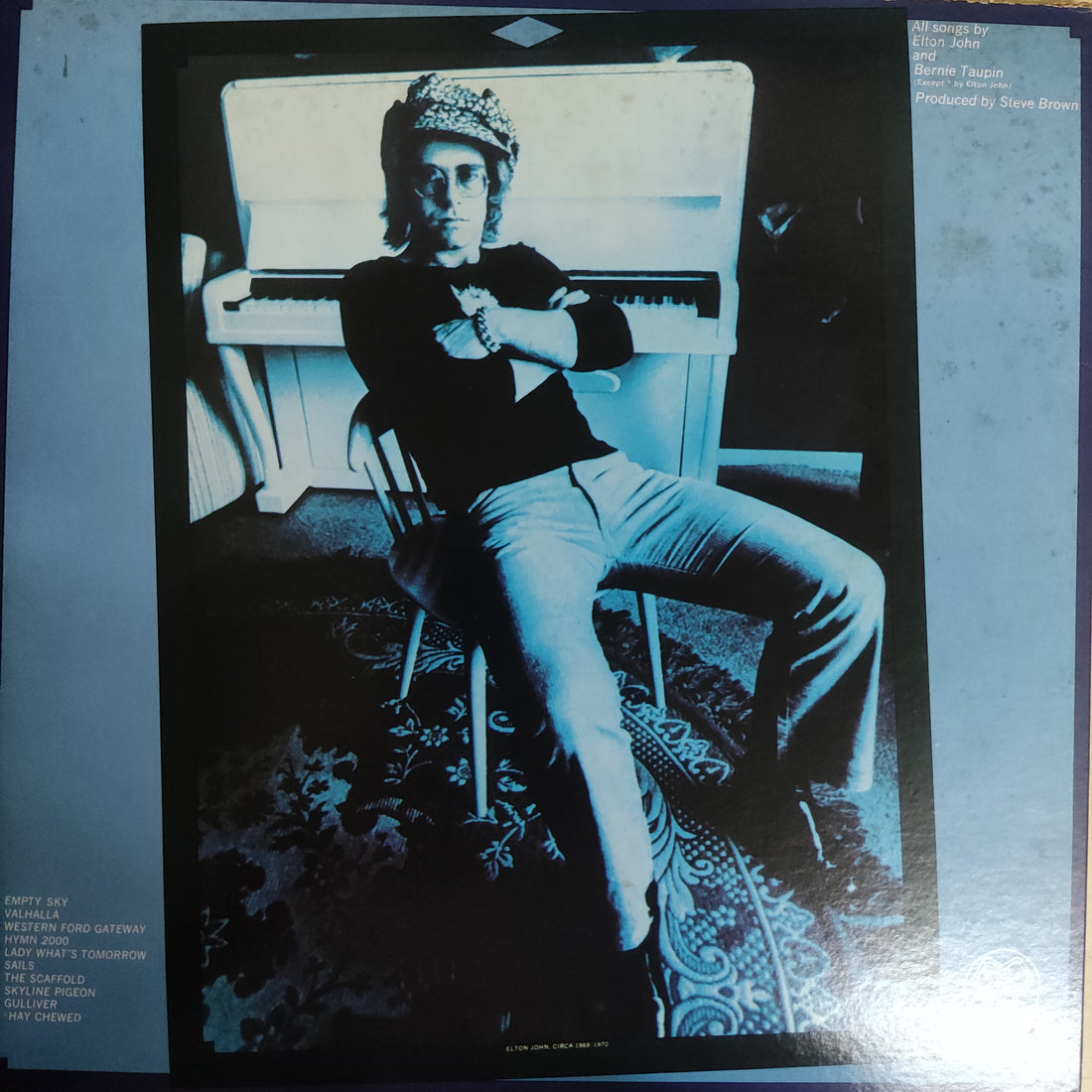 แผ่นเสียง Elton John - Empty Sky Vinyl VG+