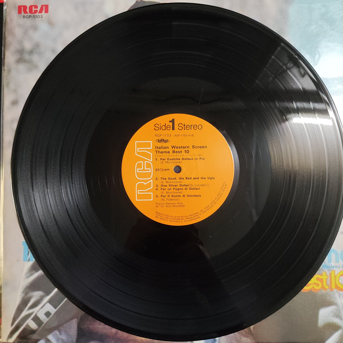 แผ่นเสียง Franco Mariano Orchestra - Italian Western Screen Theme Best 10 Vinyl VG+