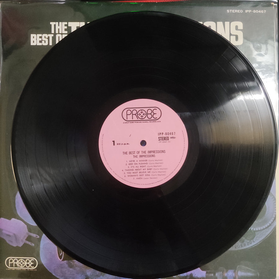 แผ่นเสียง The Impressions - The Best Of The Impressions Vinyl VG+