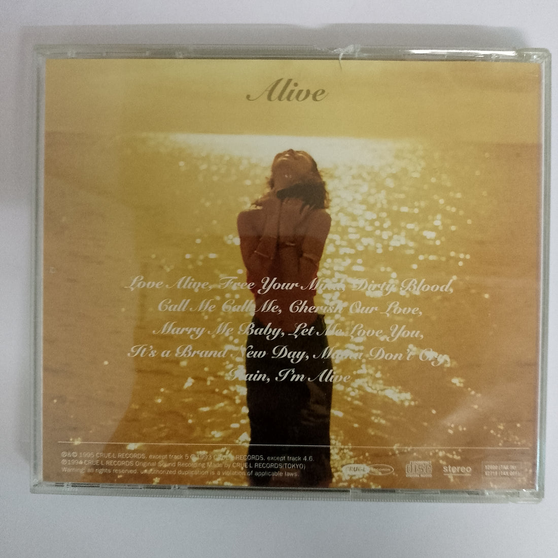 ซีดี Love Tambourines - Alive CD VG+