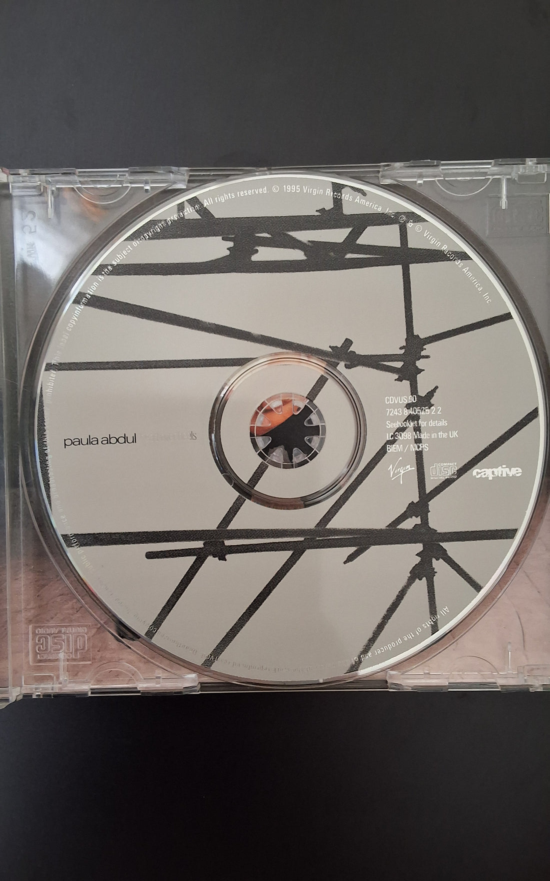 ซีดี Paula Abdul - Head Over Heels CD VG