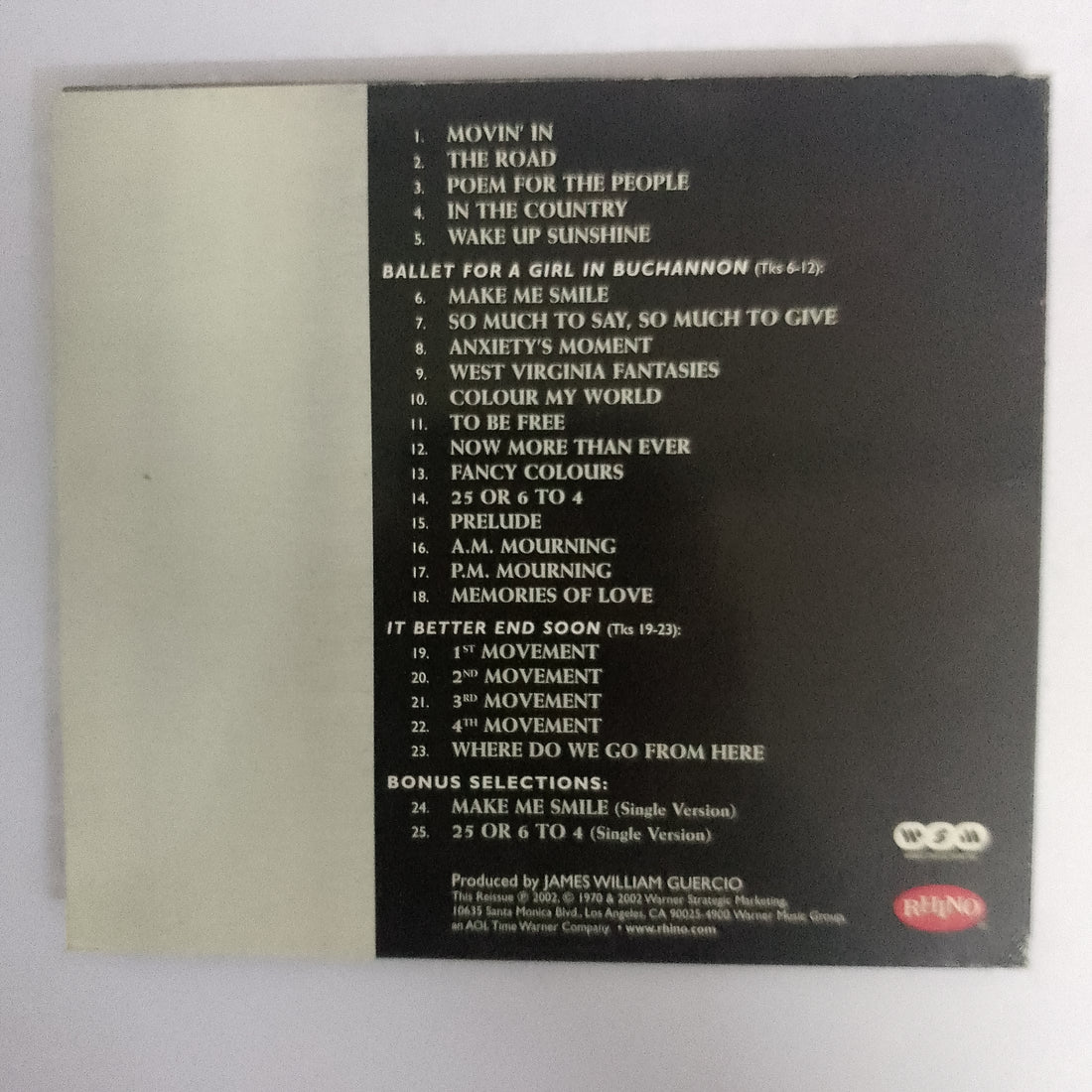 ซีดี Chicago - Chicago CD VG