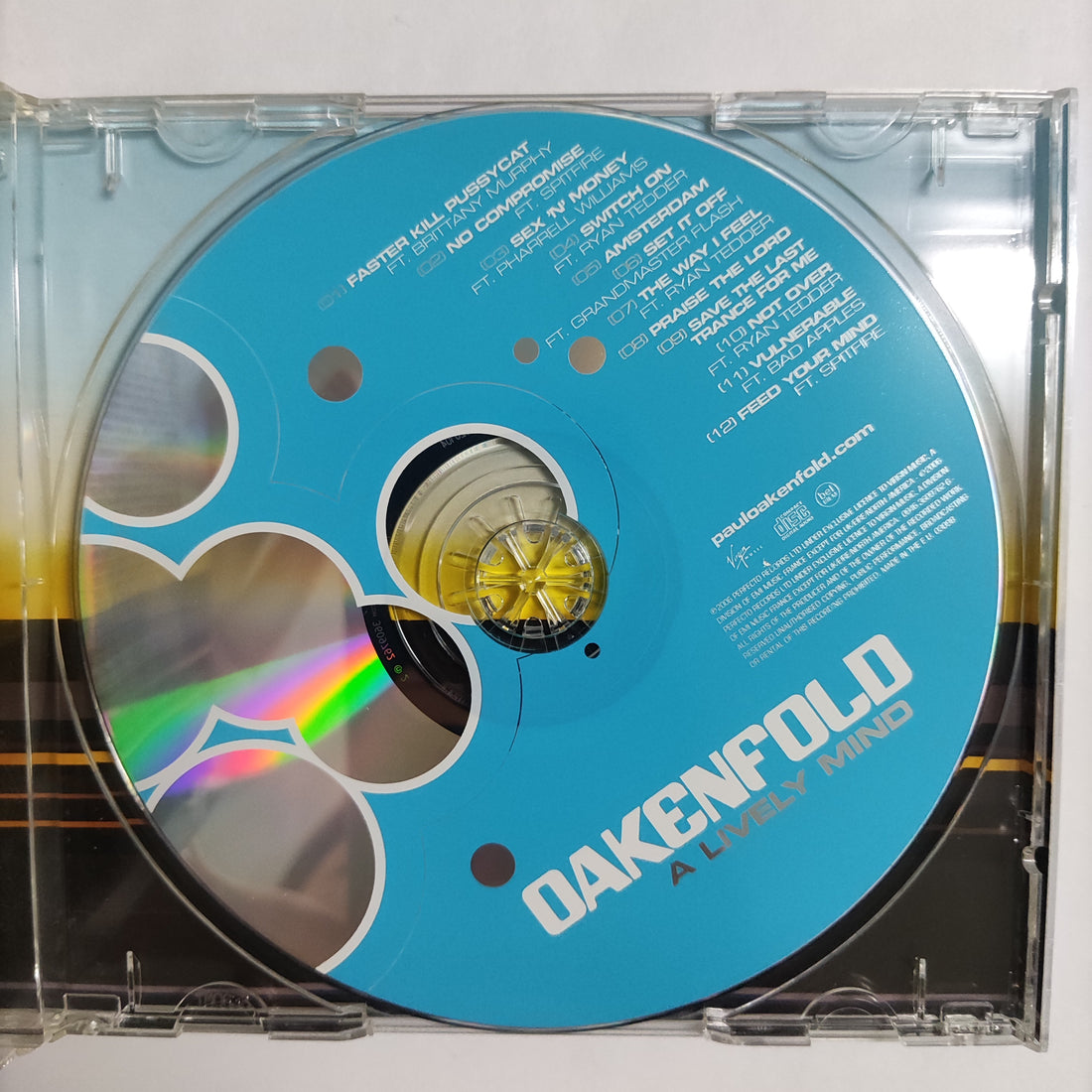 ซีดี Paul Oakenfold - A Lively Mind CD NM or M-