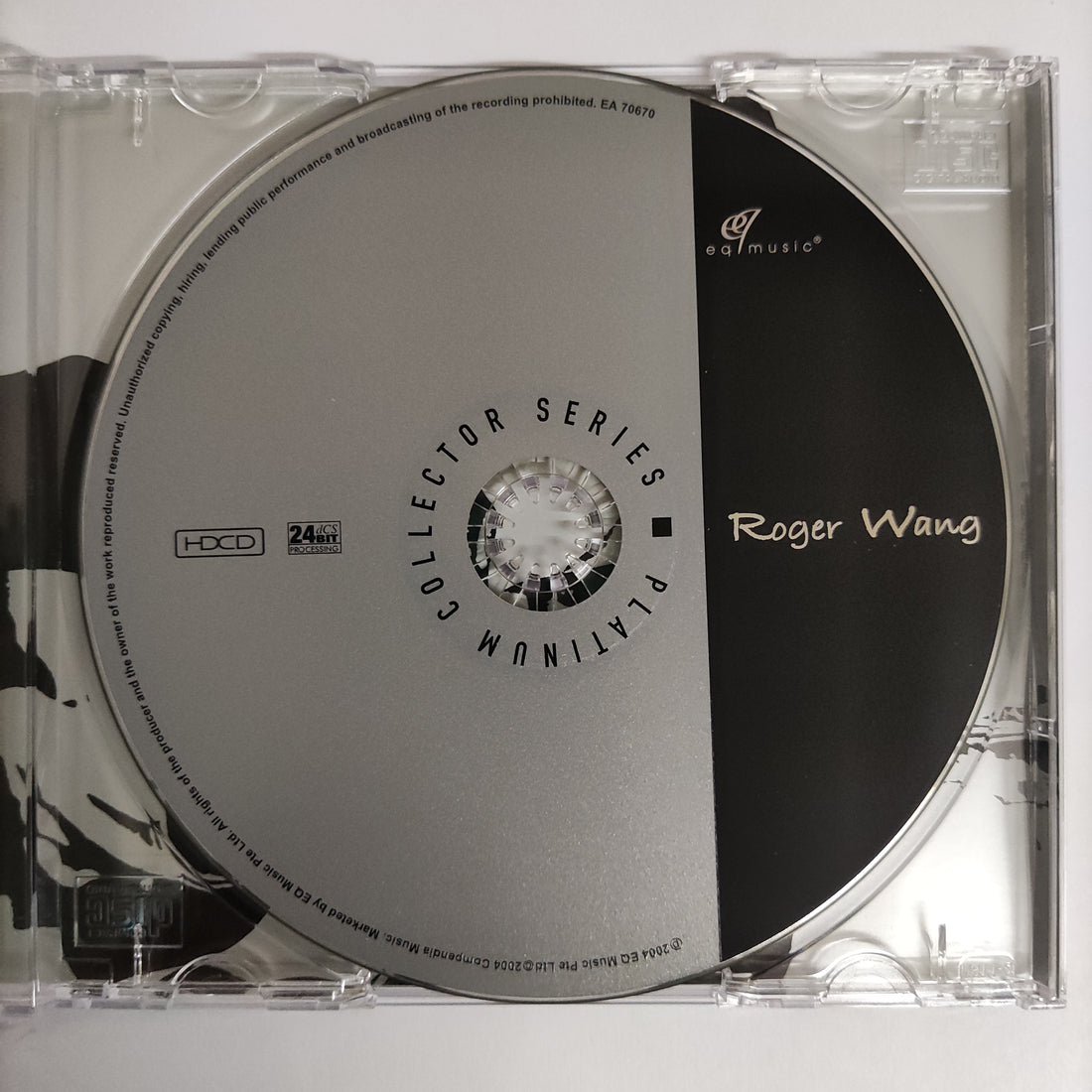 ซีดี Roger Wang - Platinum Collector Series CD NM