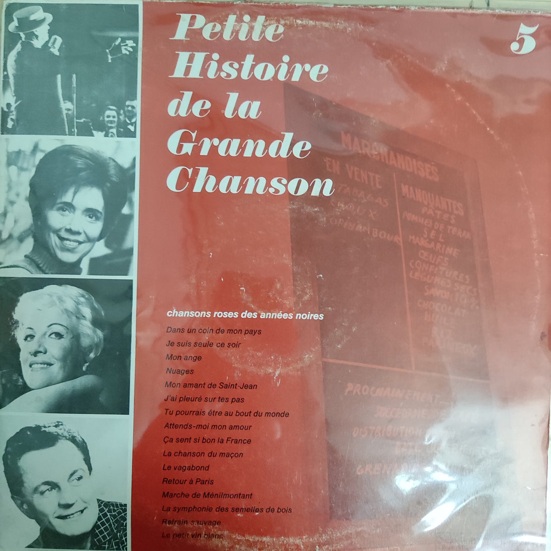แผ่นเสียง Various - Petite Histoire De La Grande Chanson 5 Vinyl VG+