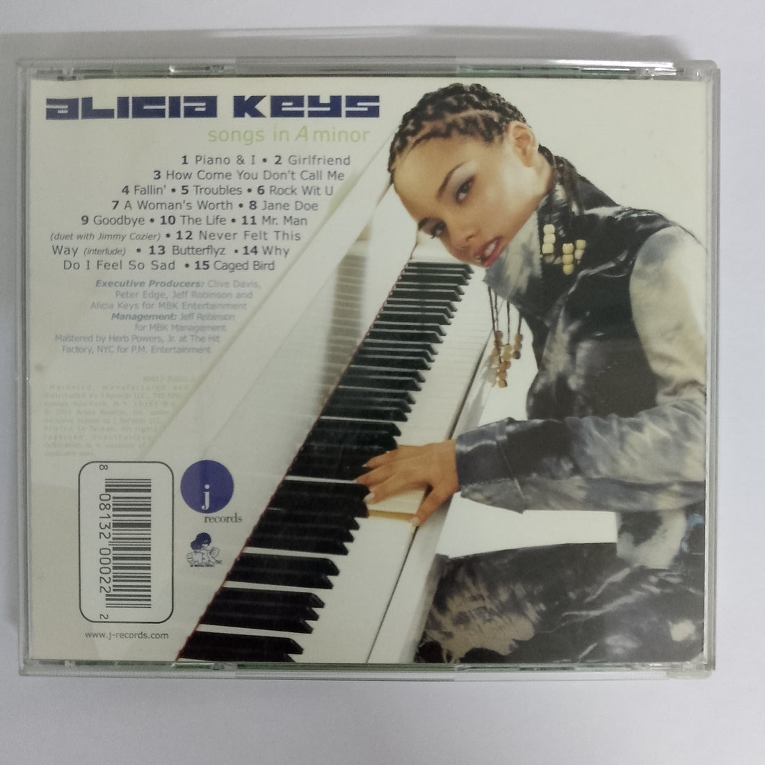 ซีดี Alicia Keys - Songs In A Minor CD VG+