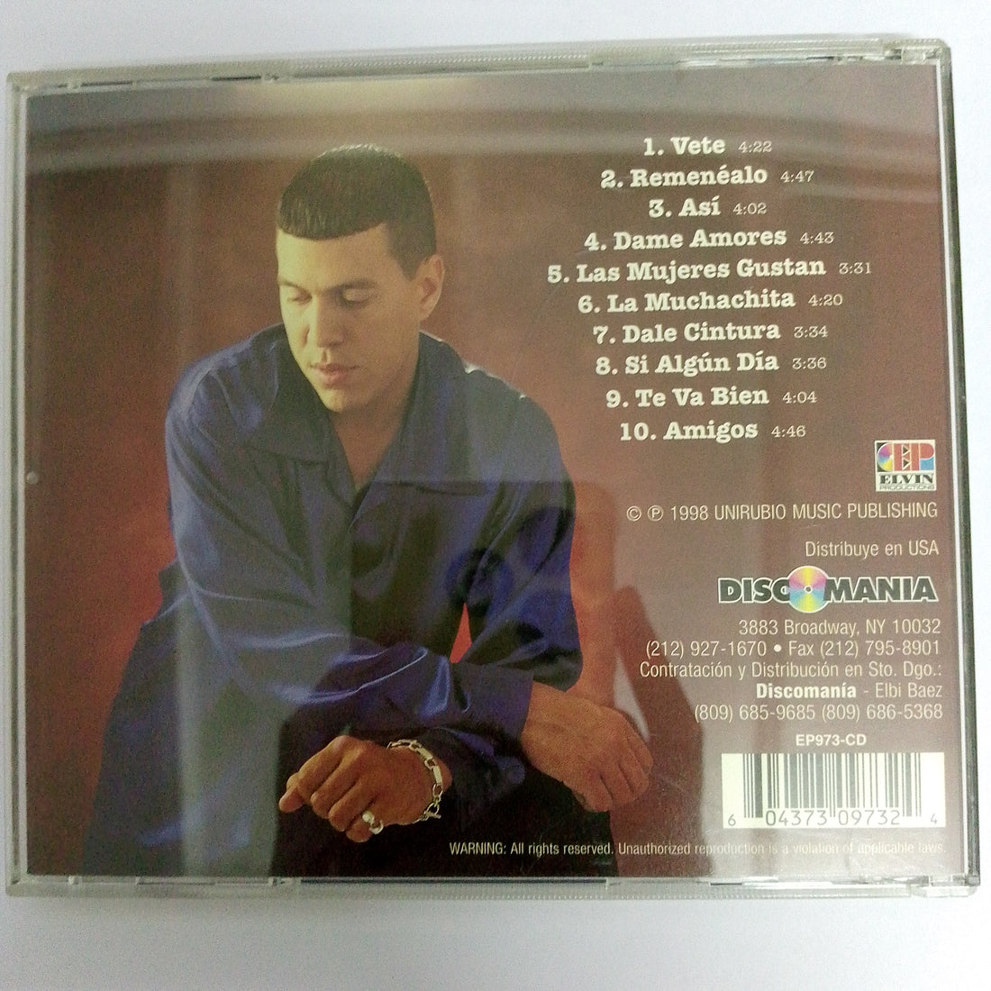 ซีดี Richie Y La Banda X – Asi Es Que Lo Quiero (CD) (VG+)