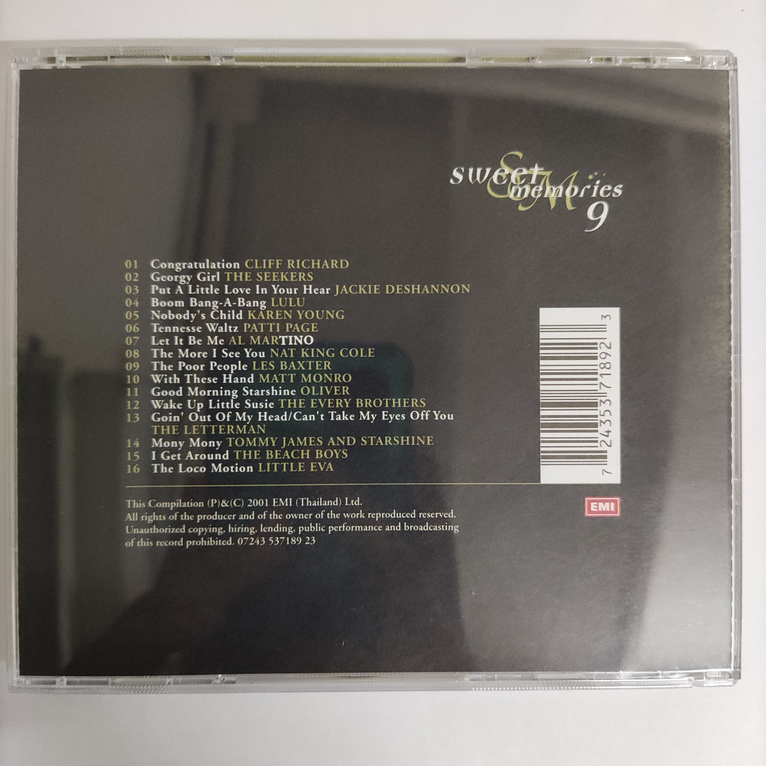 ซีดี Various - Sweet Memories 9 CD NM