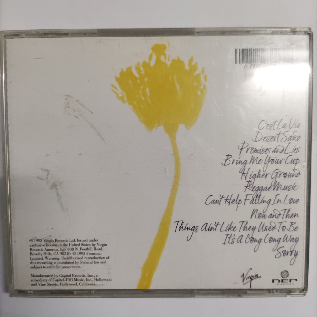 ซีดี UB40 - Promises And Lies CD VG+