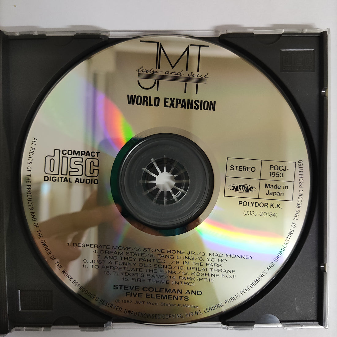 ซีดี Steve Coleman And Five Elements - World Expansion CD VG+