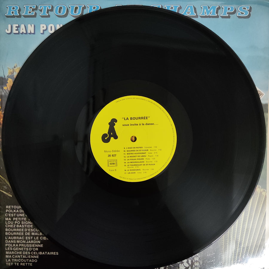 แผ่นเสียง Jean Pons - Retour Au Champs Et Son Ensemble Régional Vinyl VG+