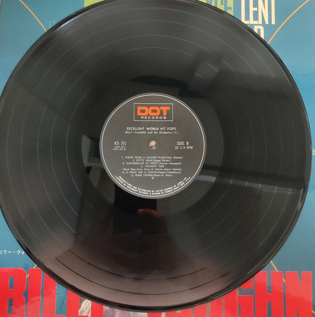 แผ่นเสียง BILLY VAUGHN - EXCELLENT WORLD  HIT POPS (Vinyl) (VG+)