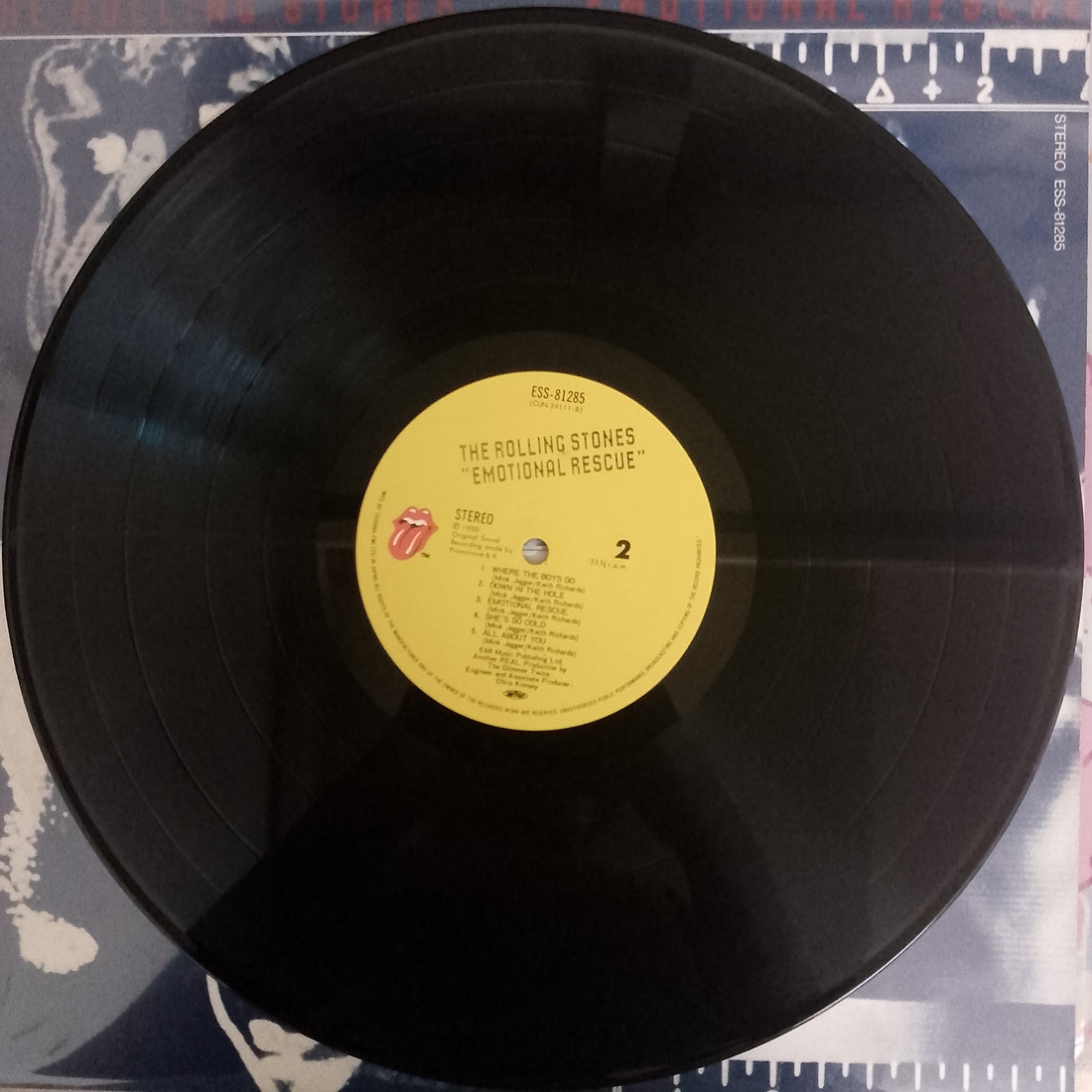 แผ่นเสียง The Rolling Stones - Emotional Rescue Vinyl VG+