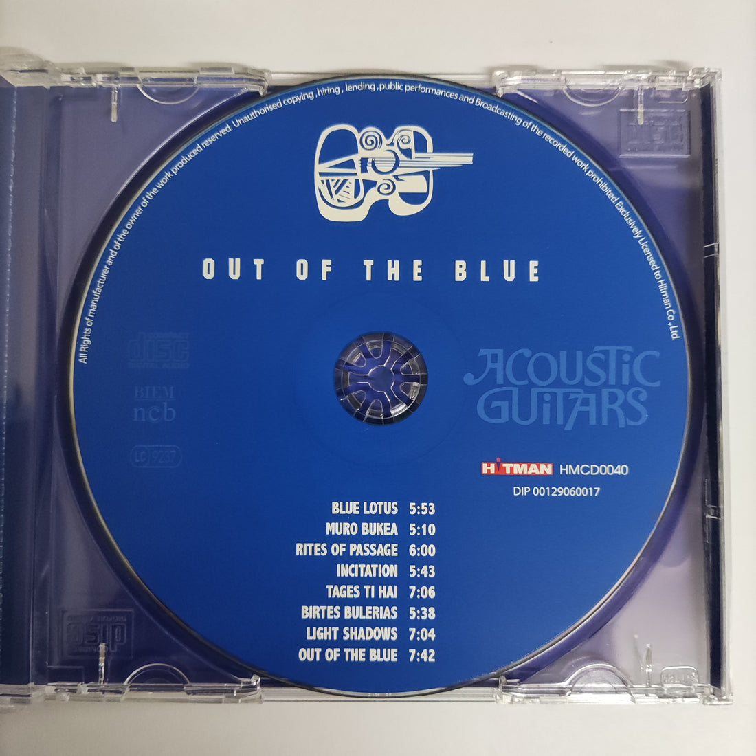 ซีดี Acoustic Guitars - Out Of The Blue CD NM